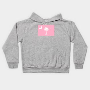 Flag of South Carolina - Pink Kids Hoodie